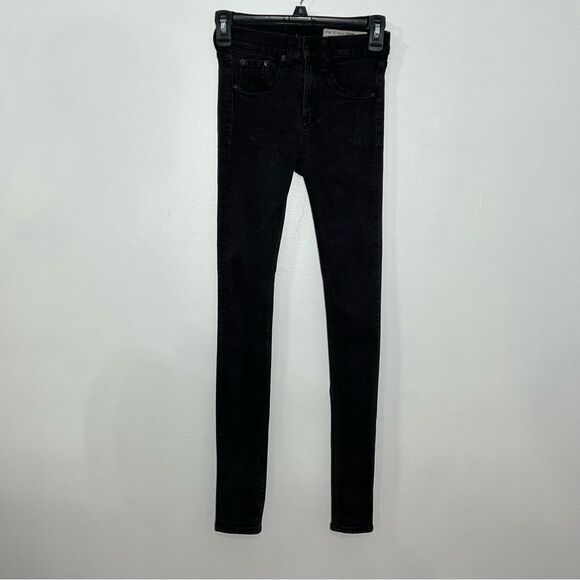 Rag & Bone 10 Inch Skinny Charcoal Gray Jeggings --‎ 23 - Picture 5 of 9